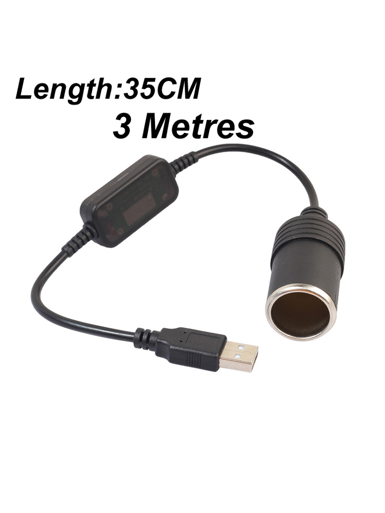 NEW 5V 2A USB To 12V Cigarette - Accessories For Vaping ulasan dan harga